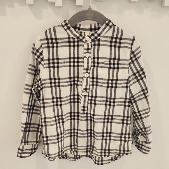 RYLEE & CRU Mason Long Sleeve Shirt 4/5y 4t 5t - Picture 1 of 4